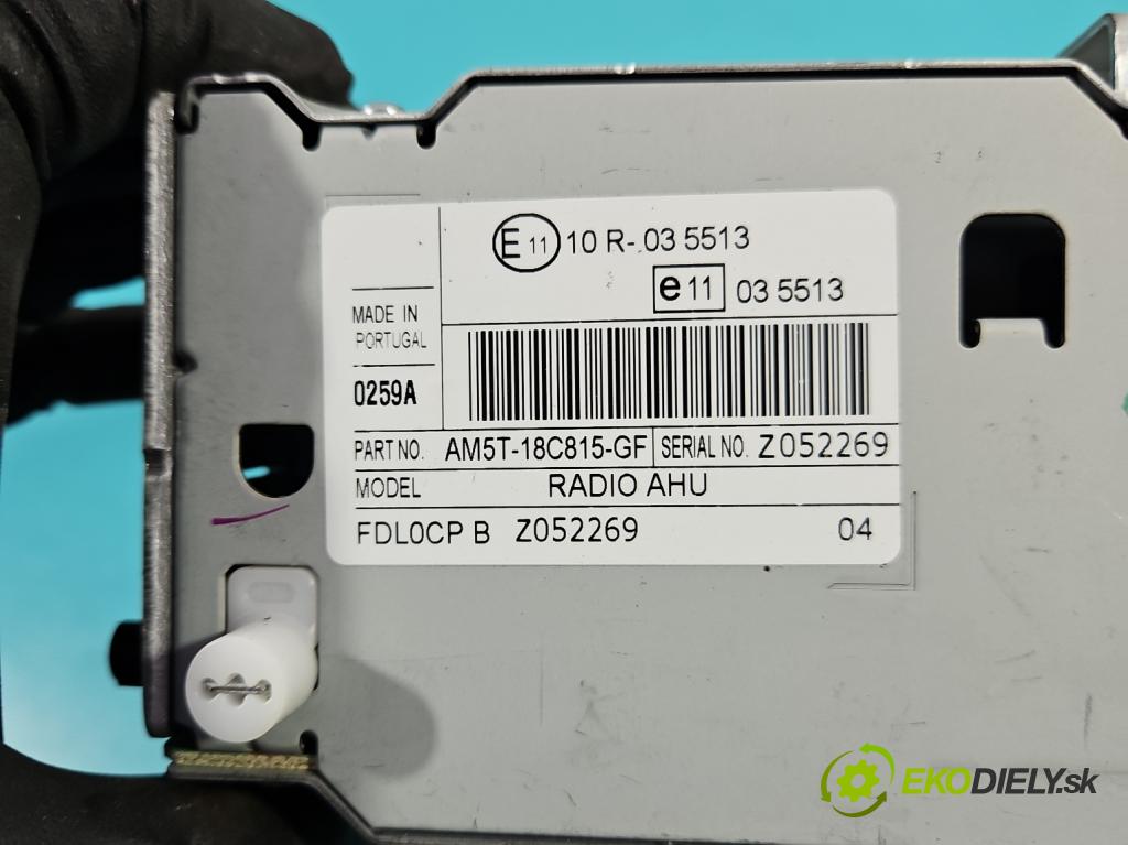 Ford C-Max II 2010-2019 1.6 tdci 116 HP manual 85 kW 1560 cm3 5- Radio originál AM5T-18C815-GF