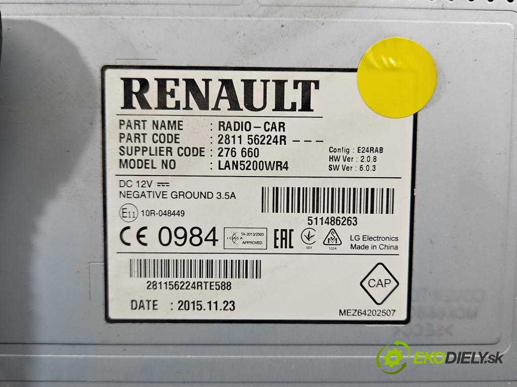 Opel Movano III 2010-2022 2.3 cdti 136 HP manual 100 kW 2299 cm3 5- Radio originál 281156224R
