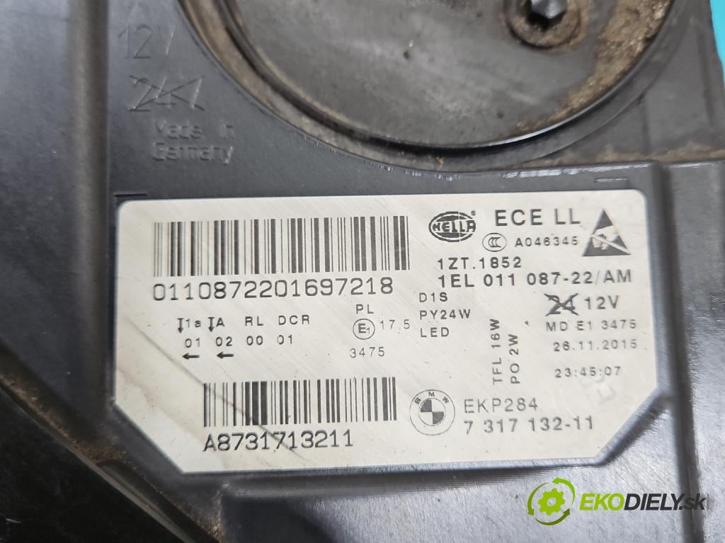 Bmw 5 F10 2010-2017 2.0d 218 HP automatic 160 kW 1995 cm3 5- Reflektor: pravý 7317132 (Svetlo predné pravé)