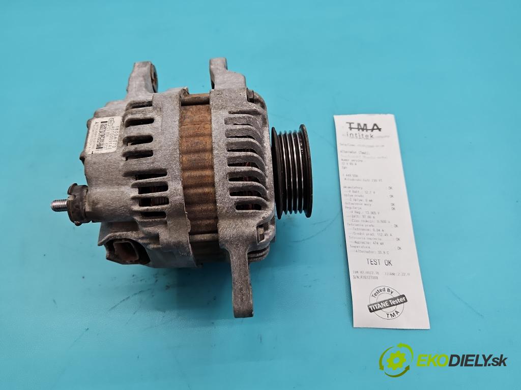 Mitsubishi Colt Z30 VI 2004-2012 1.3 16V 95 HP manual 70 kW 1332 cm3 5- Alternator A5TG0091AE (Alternátor)