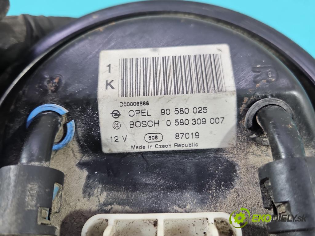 Opel Zafira A 1999-2005 1.8 16V 116 hp manual 85 kW 1796 cm3 5- čerpadlo paliva 0580309007