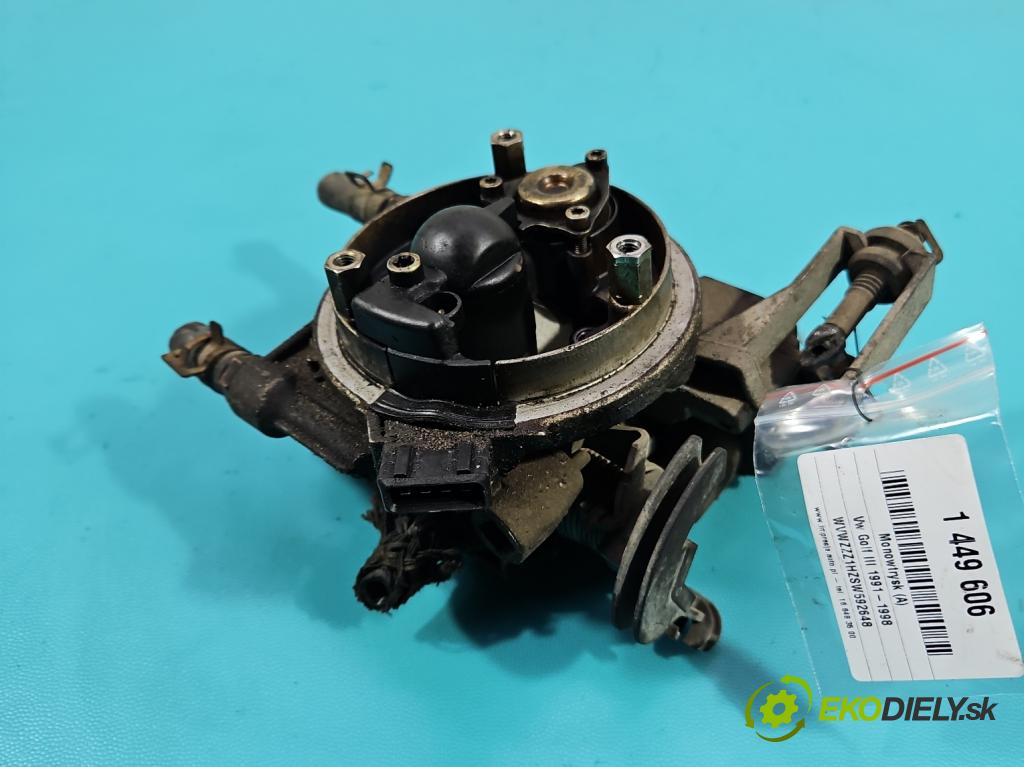 Vw Golf III 1991-1998 1.6 75 HP manual 55 kW 1598 cm3 5- vstrekovač 0438201509 (Karburátor)