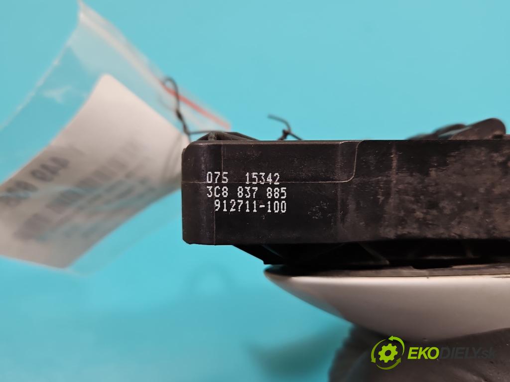 Vw Passat CC 2008-2016 2.0 tdi 140 HP automatic 103 kW 1968 cm3 4- rukoväť predné ľavé mimo: 3C8837885 (Kľučka dverí vonkajšia predná ľavá)