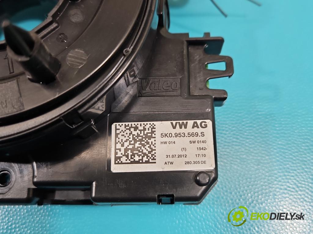 Vw Passat CC 2008-2016 2.0 tdi 140 HP automatic 103 kW 1968 cm3 4- Páska: airbag 5K0953569S (Airbag)
