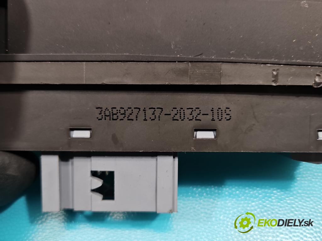 Vw Passat CC 2008-2016 2.0 tdi 140 HP automatic 103 kW 1968 cm3 4- prepínač brzda: ručný 3AB927137 (Prepínacie páčky pod volantom)
