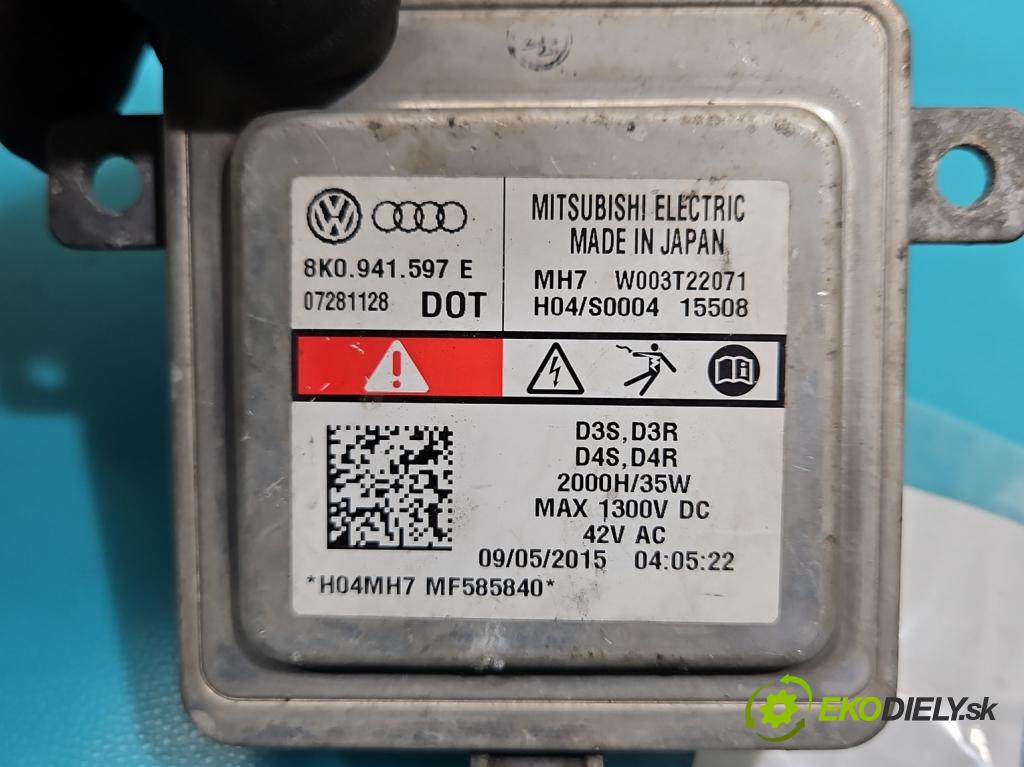 Vw Passat CC 2008-2016 2.0 tdi 140 HP automatic 103 kW 1968 cm3 4- střídač: xenon 8K0941597E (Riadiaca jednotka xenónu)