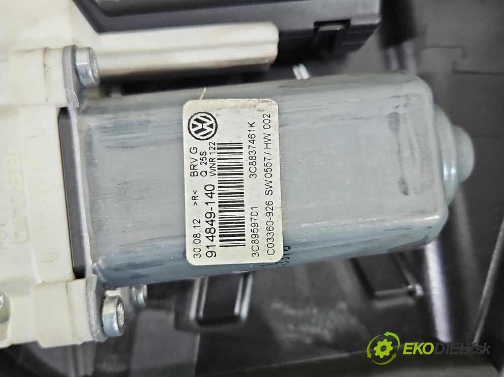 Vw Passat CC 2008-2016 2.0 tdi 140 hp automatic 103 kW 1968 cm3 4- mechanismus stahování přední levý 3C8959701