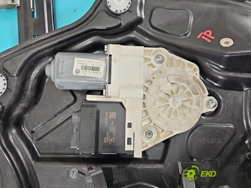 Vw Passat CC 2008-2016 2.0 tdi 140 hp automatic 103 kW 1968 cm3 4- mechanismus stahování zadní pravý 3C8959704D