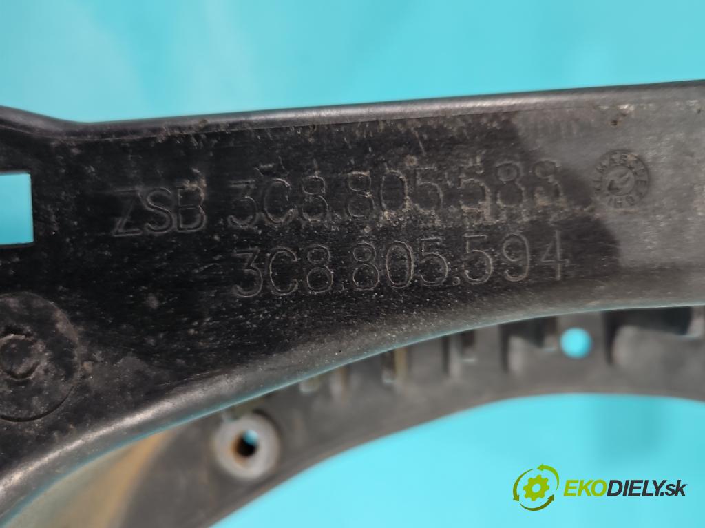 Vw Passat CC 2008-2016 2.0 tdi 140 hp automatic 103 kW 1968 cm3 4- stěna přední 3C8805588 (Výztuhy přední)