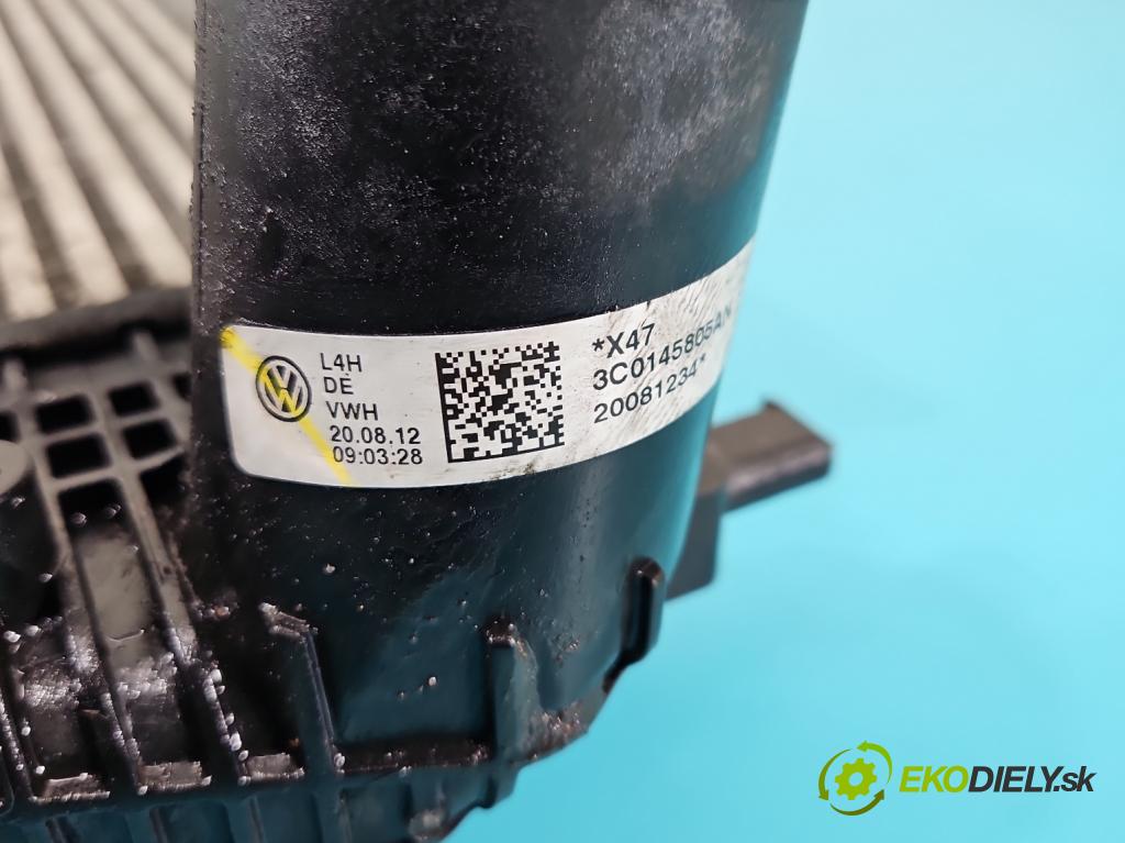 Vw Passat CC 2008-2016 2.0 tdi 140 hp automatic 103 kW 1968 cm3 4- Intercooler 3C0145805AN (Chladiče nasávaného vzduchu (intercoolery))