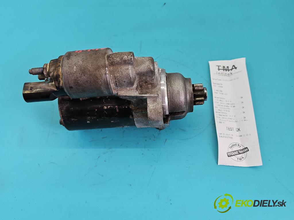 Seat Toledo III 2004-2009 1.6 SR 102 HP manual 75 kW 1595 cm3 5- štartér  (Štartér)