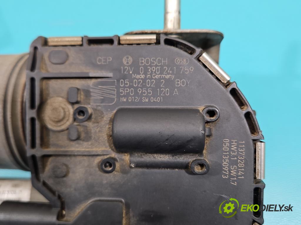 Seat Toledo III 2004-2009 1.6 SR 102 hp manual 75 kW 1595 cm3 5- motor stěračů přední 3397020646