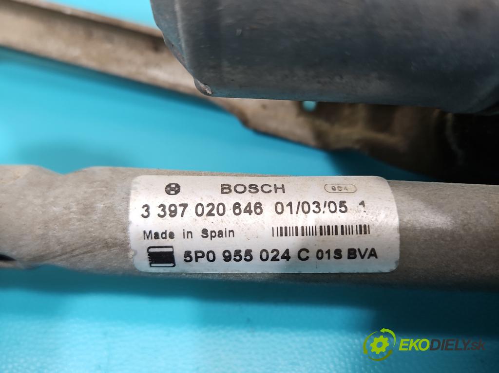 Seat Toledo III 2004-2009 1.6 SR 102 hp manual 75 kW 1595 cm3 5- motor stěračů přední 3397020646