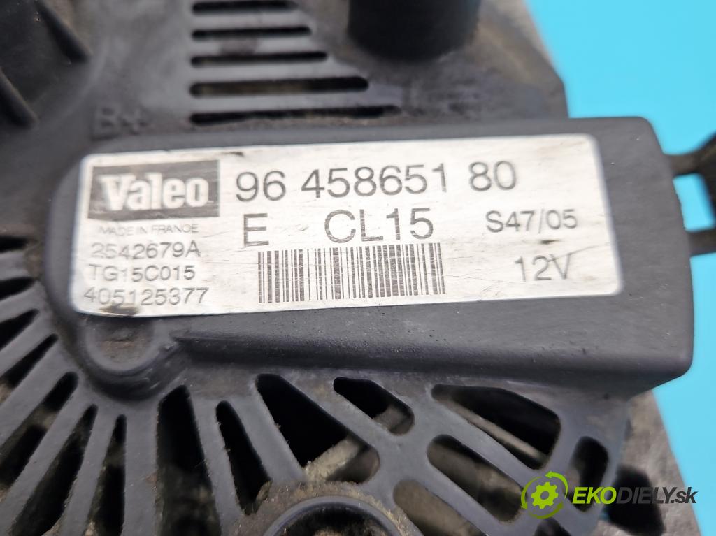 Peugeot 407 3.0 V6 211KM automatic 155 kW 2946 cm3 4- Alternator 9645865180 (Alternátor)