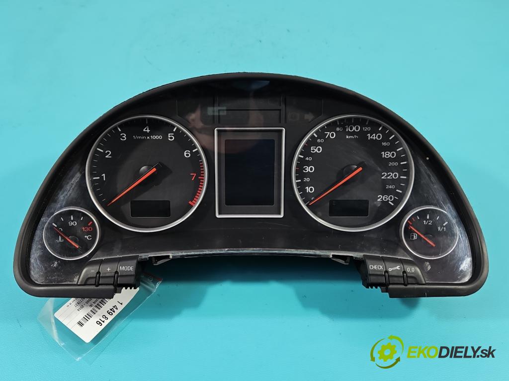 Audi A4 B6 2000-2004 2.0 FSI 150 HP manual 110 kW 1984 cm3 4- prístrojovka/ budíky 8E0920900N (Prístrojová doska)