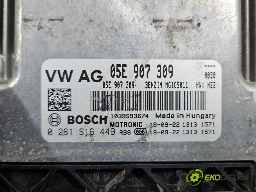 Skoda Karoq 2017- 1.5 TSI 150 HP automatic 110 kW 1498 cm3 5- riadiaca jednotka motora 05E907309