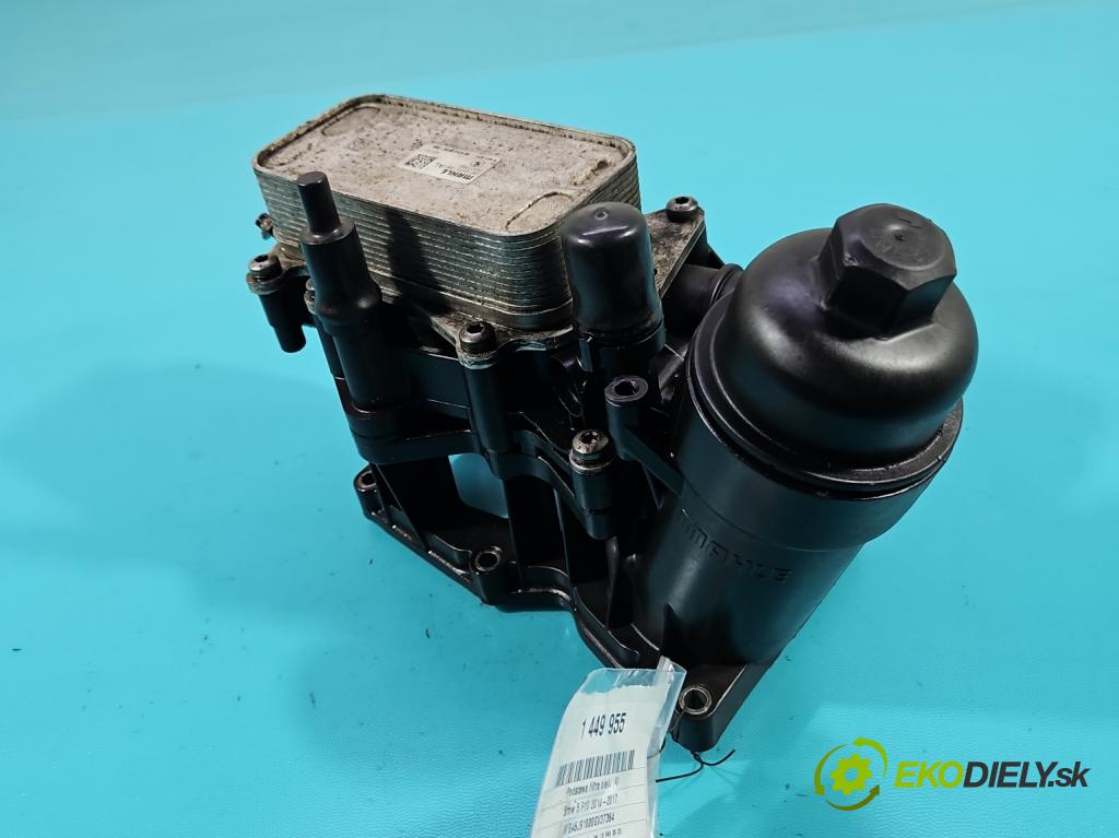 Bmw 5 F10 2010-2017 2.0d 218 hp automatic 160 kW 1995 cm3 5- Základ: filtra olej: 8507627 (Kryty filtrů oleje)