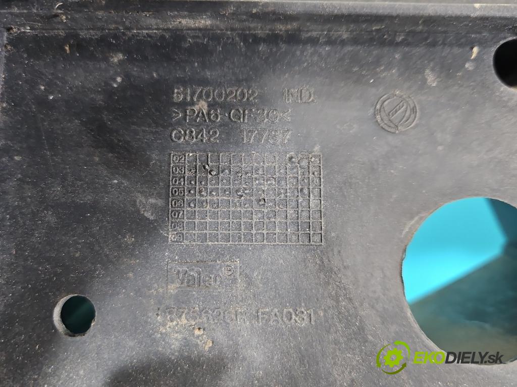 Fiat Panda II 2003-2012 1.2 60 hp manual 44 kW 1242 cm3 5- stěna přední 51700202 (Výztuhy přední)