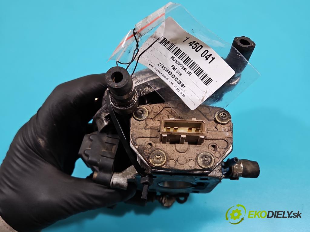 Fiat Uno 1.0 45KM manual 33 kW 999 cm3 3- vstrekovač 0438201504 (Karburátor)