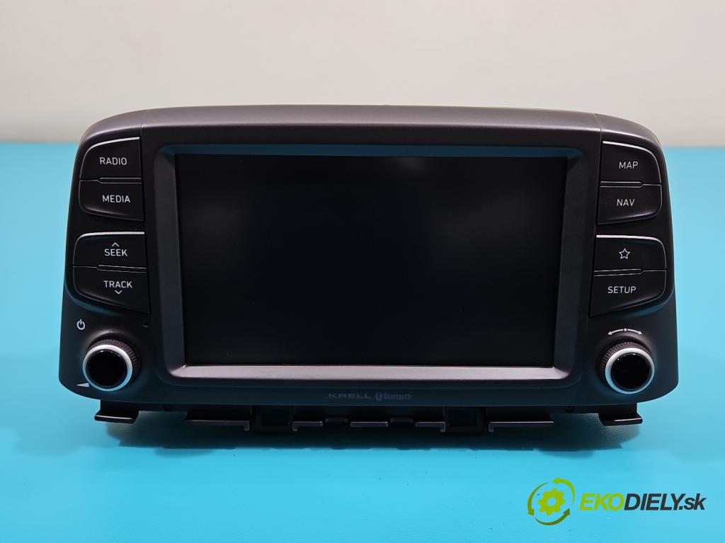 Hyundai Kona I 2017-2023 1.0 120 HP manual 88,3 kW 998 cm3 5- Radio originál 96560J9101TMT