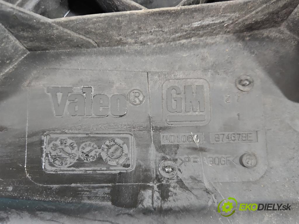 Opel Vectra C 2002-2008 1.9 cdti 120 HP manual 88 kW 1910 cm3 5- Ventilátor chladiča 874678E