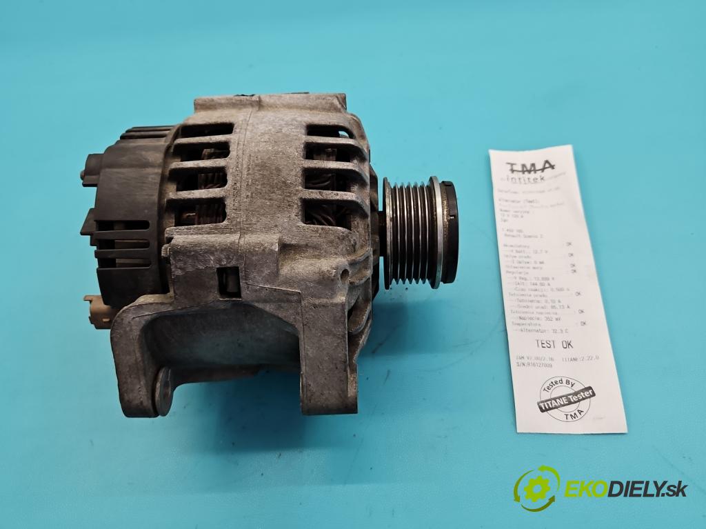 Renault Scenic I 1996-2003 1.9 dci 102 HP manual 75 kW 1870 cm3 5- Alternator 8200054588 (Alternátor)