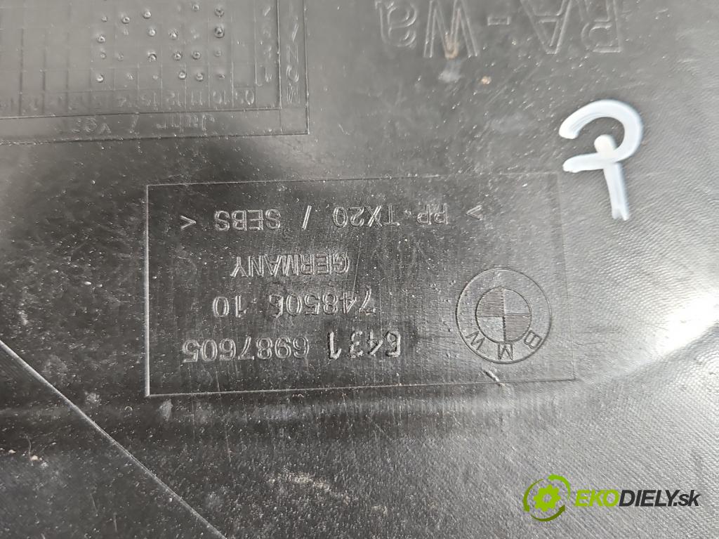 Bmw 5 F10 2010-2017 2.0d 218 HP automatic 160 kW 1995 cm3 5- torpédo 6987605 (Torpédo (plast pod čelným sklom))