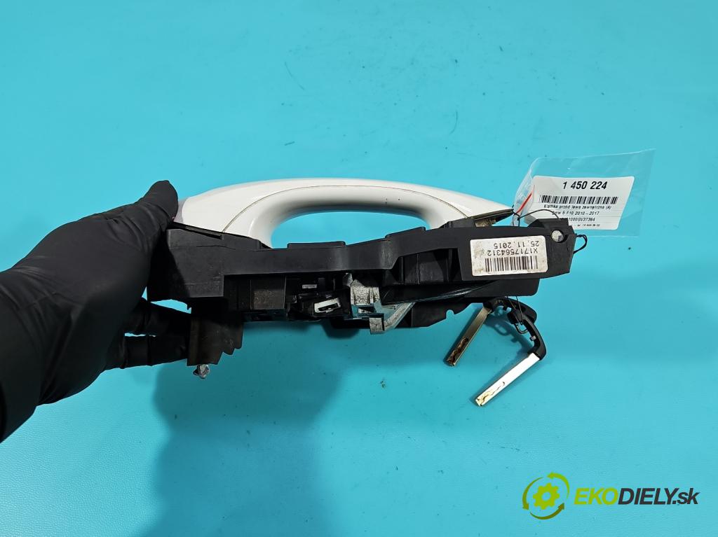 Bmw 5 F10 2010-2017 2.0d 218 HP automatic 160 kW 1995 cm3 5- rukoväť predné ľavé mimo: 7564312 (Kľučka dverí vonkajšia predná ľavá)