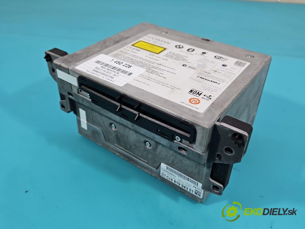 Bmw 5 F10 2010-2017 2.0d 218 HP automatic 160 kW 1995 cm3 5- Radio originál 6819943