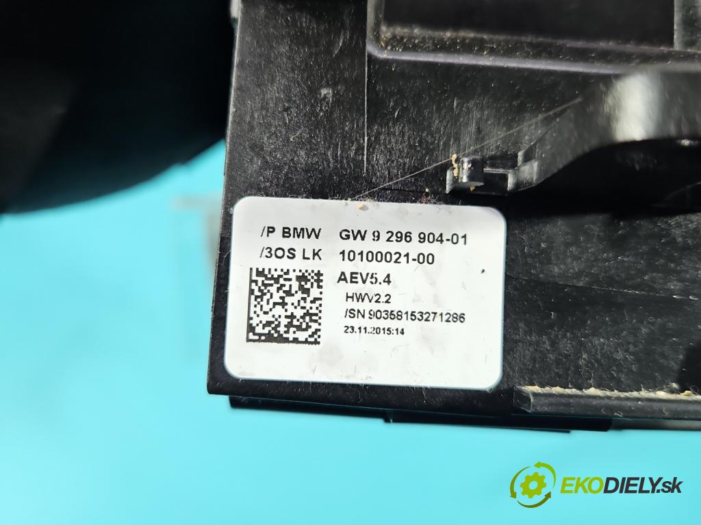 Bmw 5 F10 2010-2017 2.0d 218 HP automatic 160 kW 1995 cm3 5- Páka: Změny: stupeň,rýchlosť 9296904 (Rýchlostná páka (kulisa))