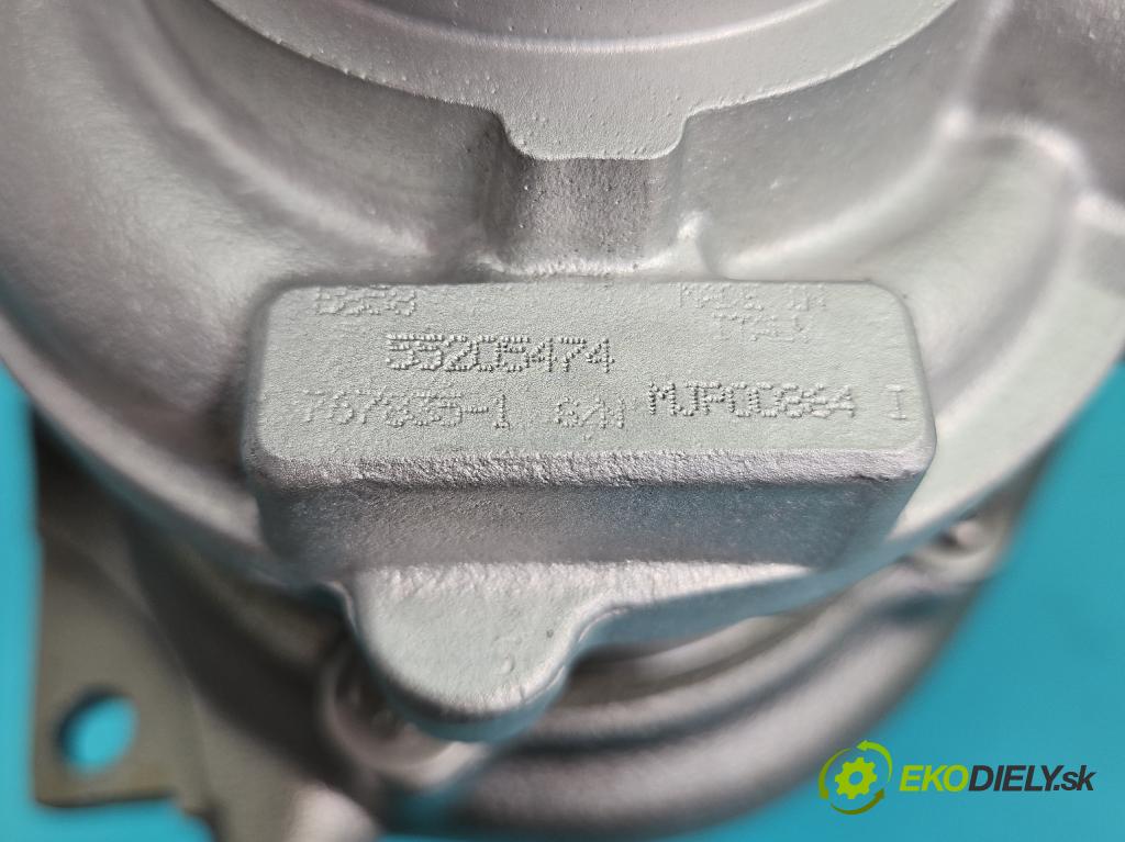 Opel Vectra C 2002-2008 1.9 cdti 120 hp manual 88 kW 1910 cm3 5- Turbodmychadlo repasováno 767835-1