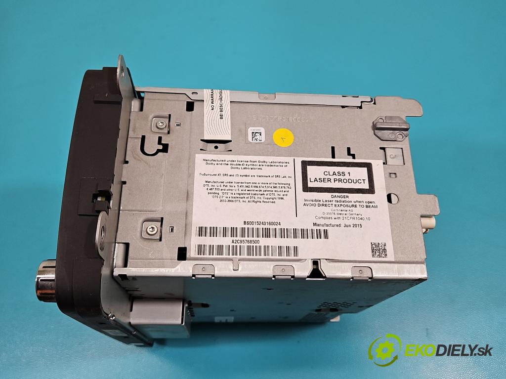 Skoda Superb II 2008-2015 2.0 tdi 170 HP automatic 125 kW 1968 cm3 5- Radio originál 3T0035686N