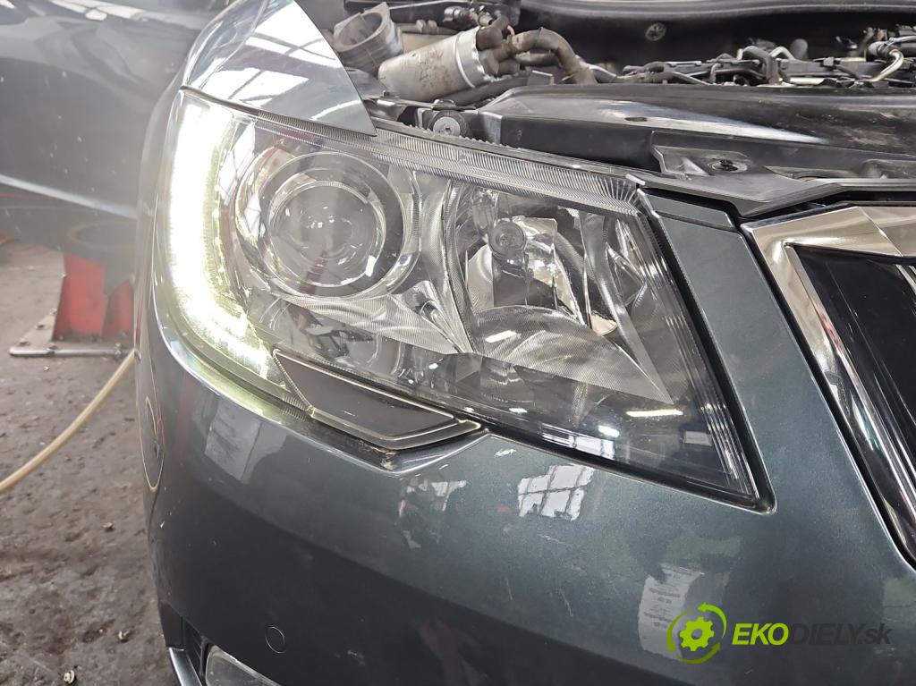 Skoda Superb II 2008-2015 2.0 tdi 170 HP automatic 125 kW 1968 cm3 5- Reflektor: pravý 3T1941016H (Svetlo predné pravé)