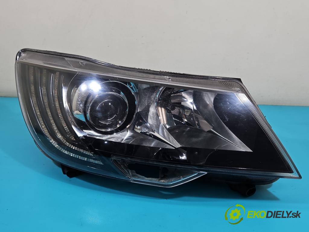 Skoda Superb II 2008-2015 2.0 tdi 170 HP automatic 125 kW 1968 cm3 5- Reflektor: pravý 3T1941016H (Svetlo predné pravé)