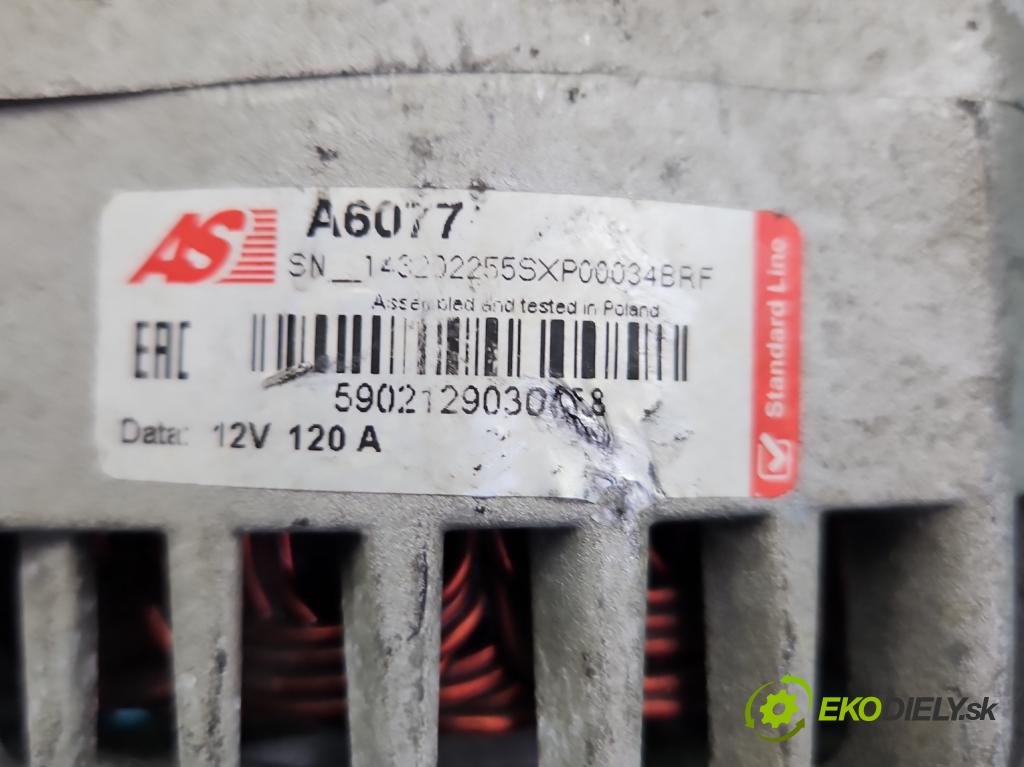 Fiat Punto Grande 1.2 8V 69KM manual 51 kW 1242 cm3 5- Alternator  (Alternátor)