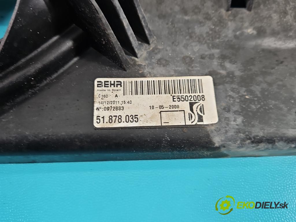 Fiat Punto Grande 1.2 8V 69KM manual 51 kW 1242 cm3 5- Ventilátor chladiča 51878035