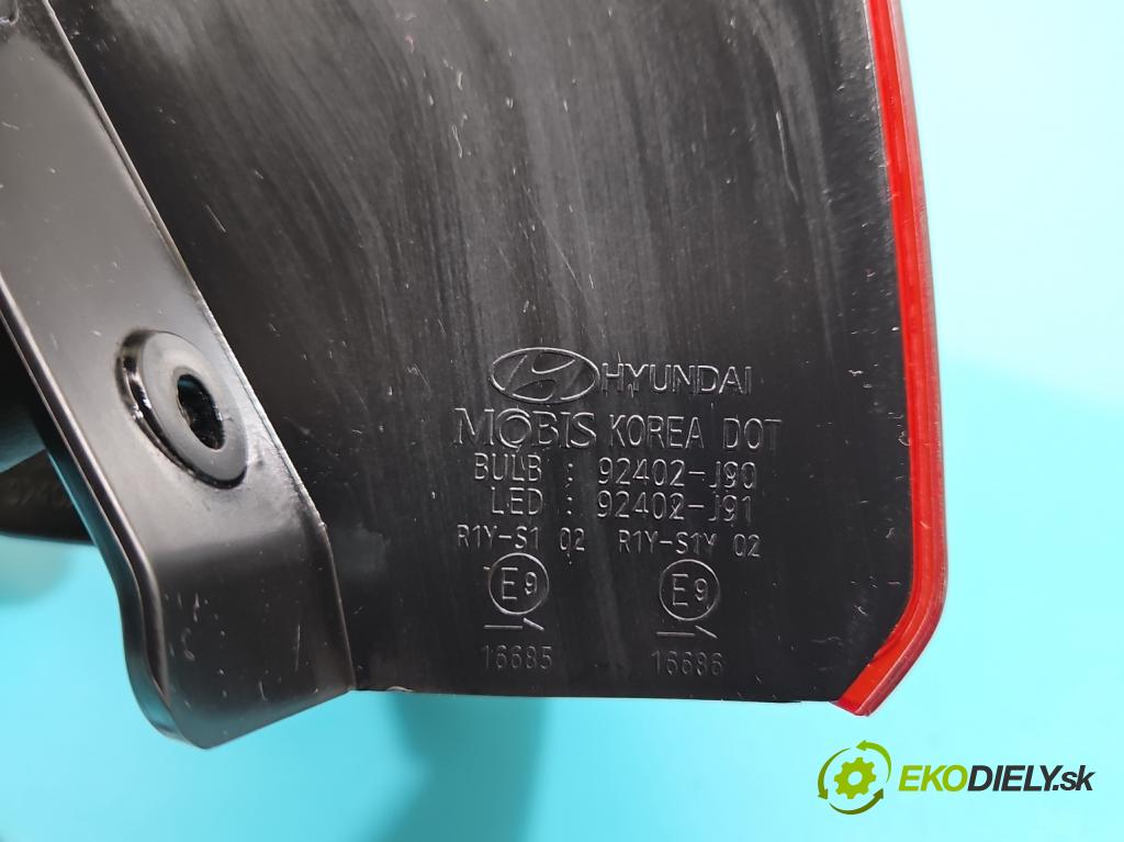 Hyundai Kona I 2017-2023 1.0 120 hp manual 88.3 kW 998 cm3 5- světlo zadní pravé 92402-J90 (Klika dveří ostatní)