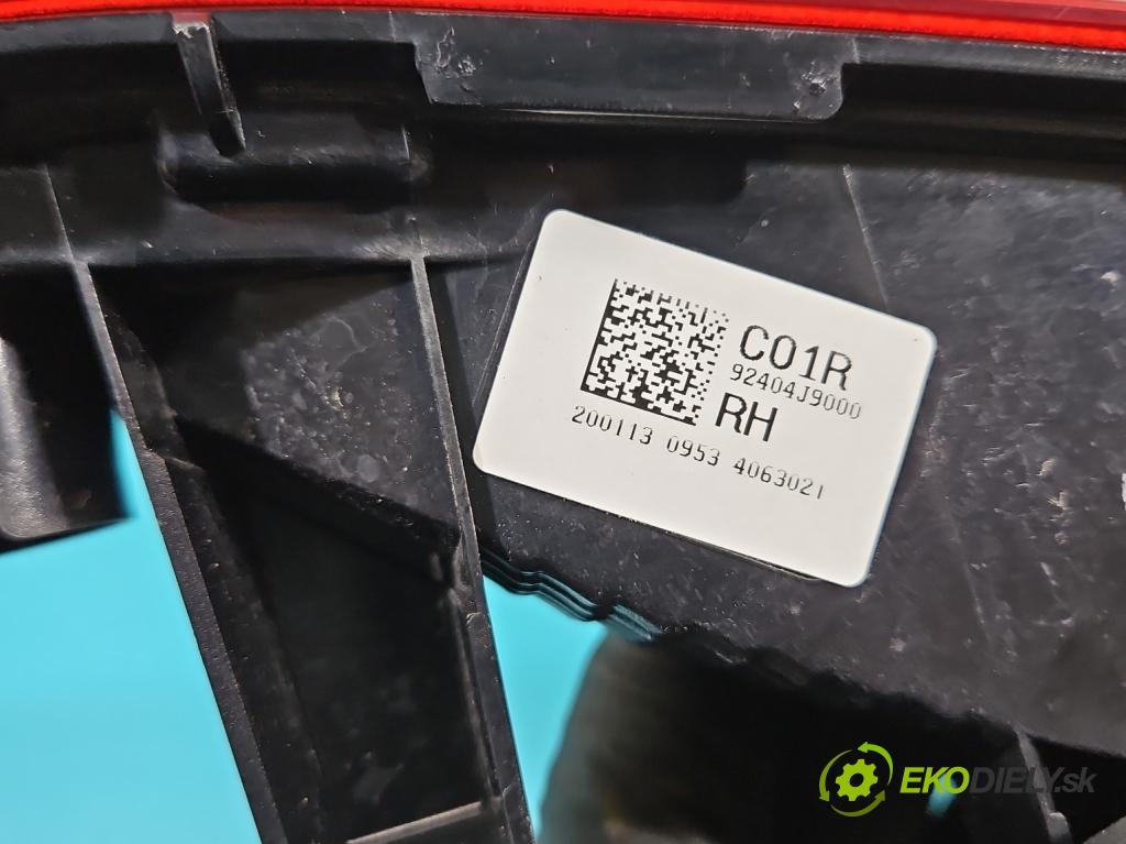 Hyundai Kona I 2017-2023 1.0 120 hp manual 88.3 kW 998 cm3 5- světlo zadní pravé 92404-J90 (Klika dveří ostatní)