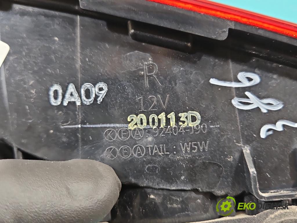 Hyundai Kona I 2017-2023 1.0 120 hp manual 88.3 kW 998 cm3 5- světlo zadní pravé 92404-J90 (Klika dveří ostatní)