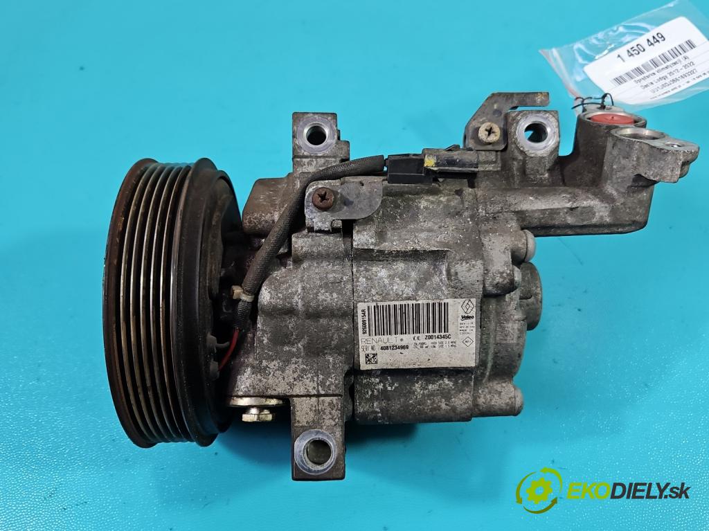 Dacia Lodgy 2012-2022 1.6 8V 82 HP manual 60,5 kW 1598 cm3 5- Kompresor: klimatizácie 926009154R (Kompresor klimatizácie)