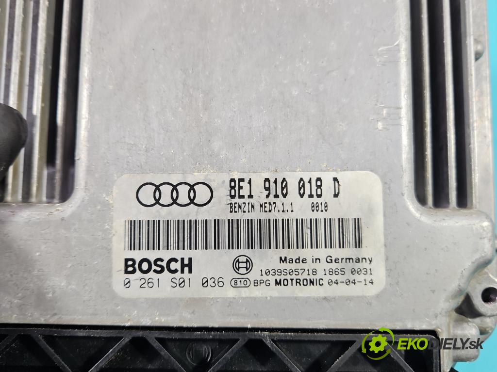 Audi A4 B6 2000-2004 2.0 FSI 150 HP manual 110 kW 1984 cm3 4- riadiaca jednotka motora 8E1910018D