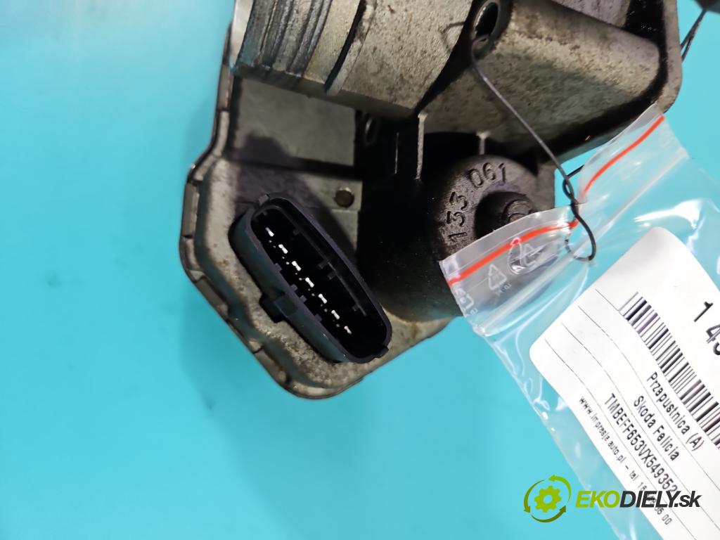 Skoda Felicia 1.3 mpi 68 HP manual 50 kW 1289 cm3 5- klapka 047133061 (Škrtiaca klapka)