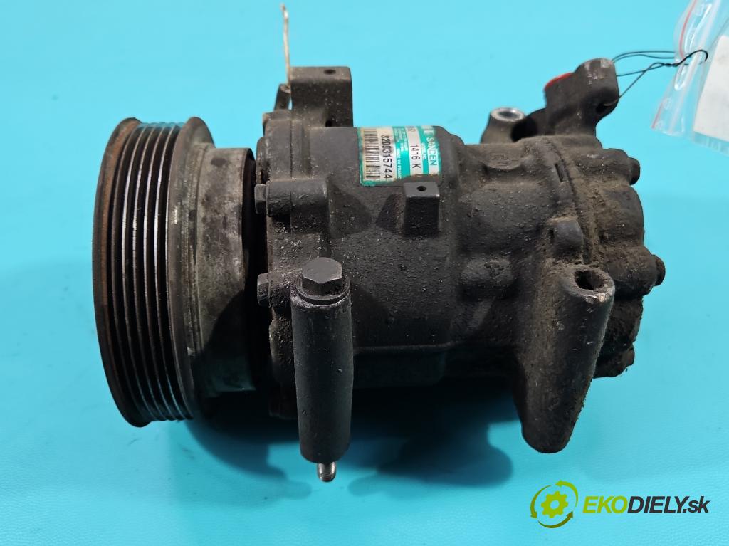 Renault Kangoo I 1998-2008 1.5 dci 65 HP manual 48 kW 1461 cm3 5- Kompresor: klimatizácie 8200315744 (Kompresor klimatizácie)