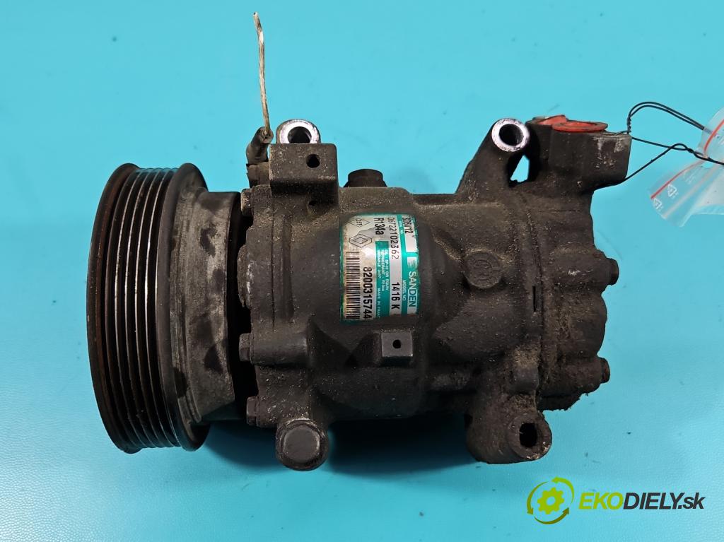 Renault Kangoo I 1998-2008 1.5 dci 65 HP manual 48 kW 1461 cm3 5- Kompresor: klimatizácie 8200315744 (Kompresor klimatizácie)