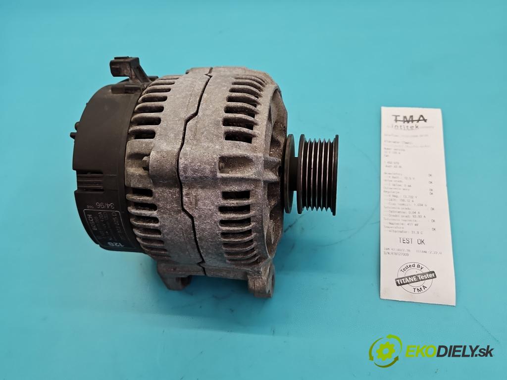 Audi A3 8L 1996-2003 1.8 20V 125 HP manual 92 kW 1781 cm3 3- Alternator 037903025D (Alternátor)