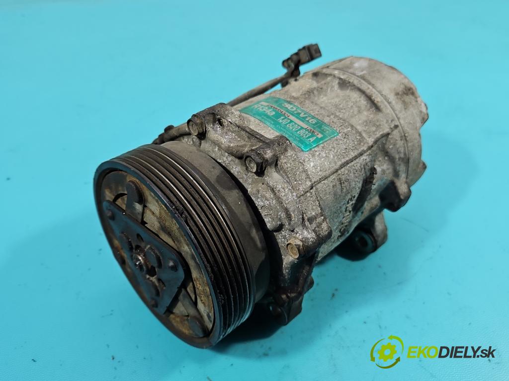 Audi A3 8L 1996-2003 1.8 20V 125 HP manual 92 kW 1781 cm3 3- Kompresor: klimatizácie 1J0820803A (Kompresor klimatizácie)