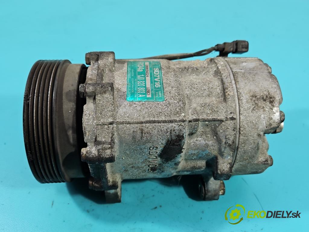 Audi A3 8L 1996-2003 1.8 20V 125 HP manual 92 kW 1781 cm3 3- Kompresor: klimatizácie 1J0820803A (Kompresor klimatizácie)