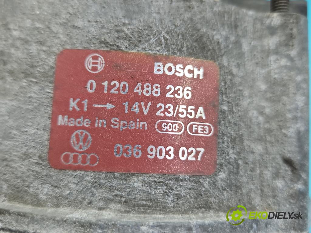 Vw Polo III 6N 1994-2001 1.3 54 HP manual 40 kW 1300 cm3 3- Alternator 0120488236 (Alternátor)