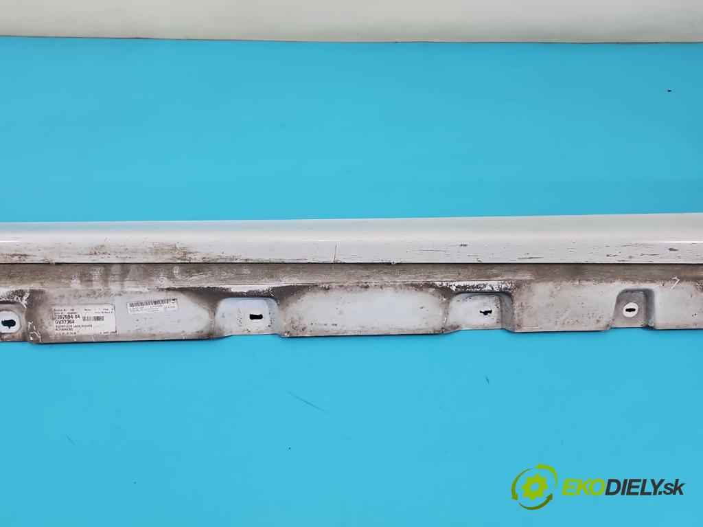 Bmw 5 F10 2010-2017 2.0d 218 hp automatic 160 kW 1995 cm3 5- lišta práh: pravé 7207094 (Prahová lišta)