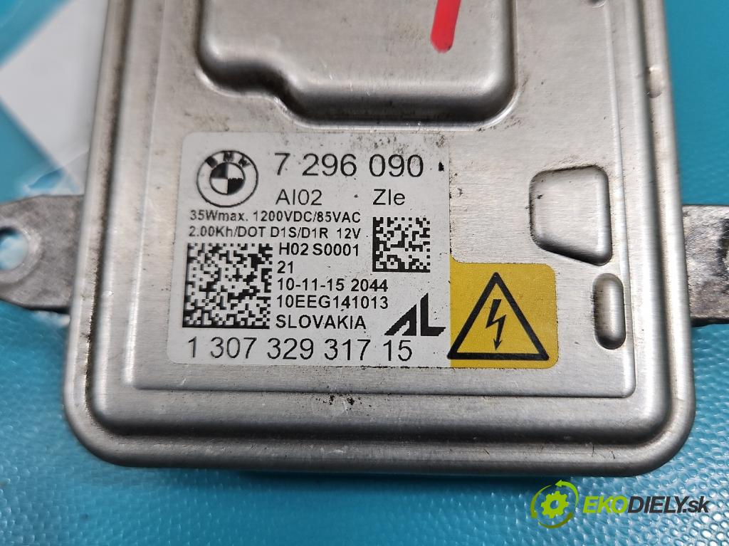 Bmw 5 F10 2010-2017 2.0d 218 HP automatic 160 kW 1995 cm3 5- střídač: xenon 7296090 (Riadiaca jednotka xenónu)